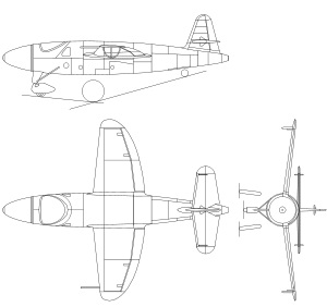 Проекции Хейнкель He-176