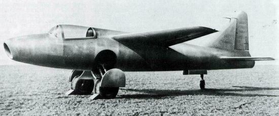 Первый в мире самолет с турбореактивным двигателем Хейнкель He-178