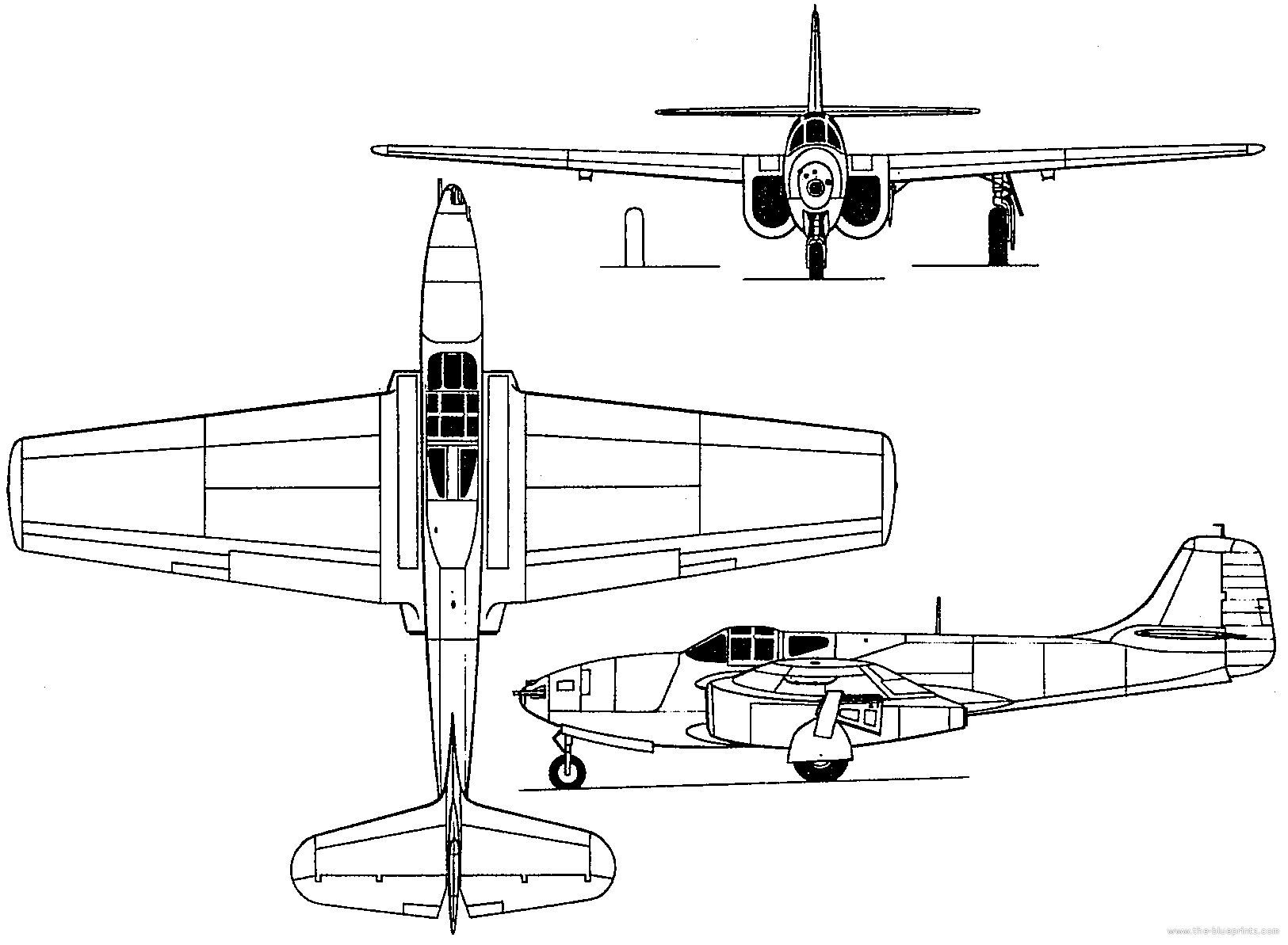 Проекции Белл P-59