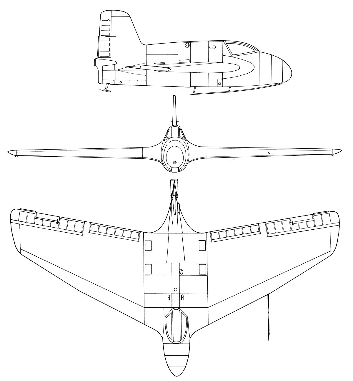 Проекции Me-263A