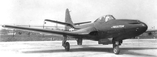 XFD-1 «Фантом» первый американский палубный истребитель