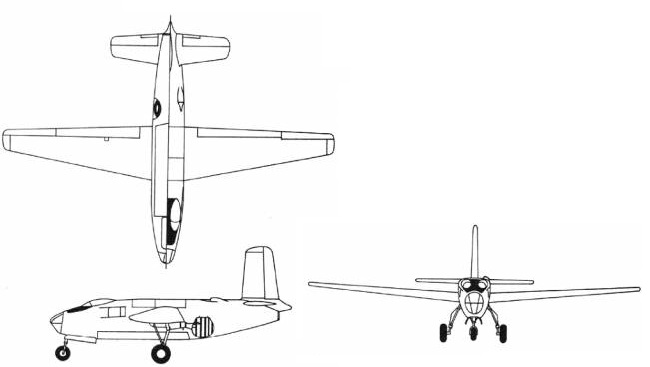 Проекции XB-43