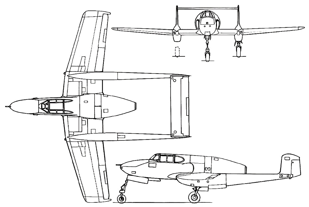 Проекции SAAB-21R