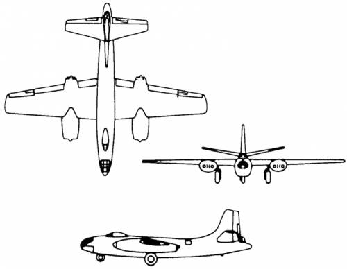 Проекции B-45