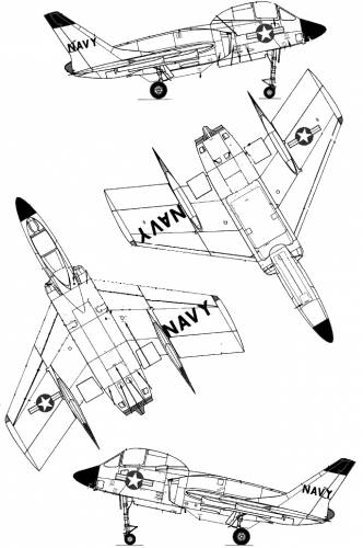 Проекции F7U-3