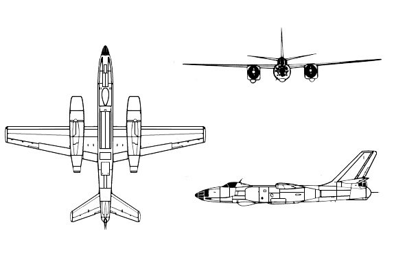 Проекции Ил-28
