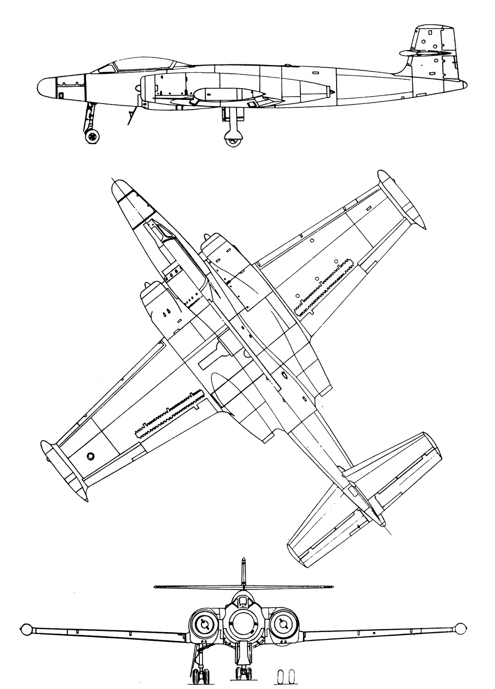 Проекции CF-100 Mk.4
