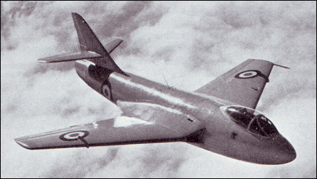 Опытный образец самолета Хоукер P.1081